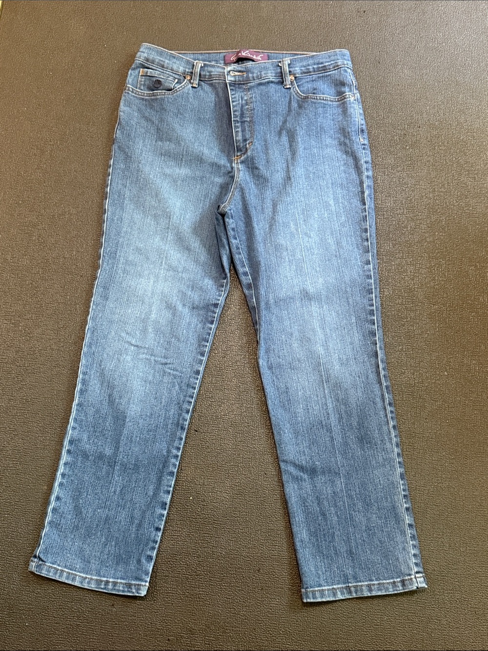 Gloria Vanderbilt Women's Straight Jeans - Blue Denim